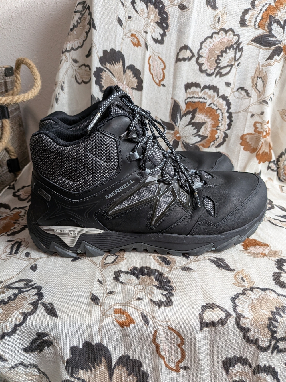Merrell Men's Black Waterproof Hiking Boots